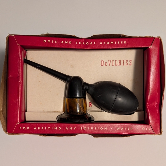 Devilbiss Other - Vintage 1930's DeVilbiss Perfume/Nose and Throat Atomizer No. 114 New Old Stock